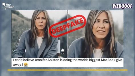 jennifer aniston deepfake